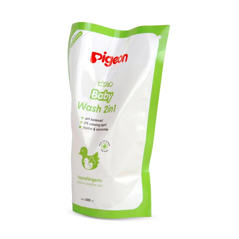 Pigeon - Baby Wash 2in1 Refill 600ml