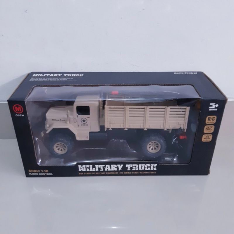 RC CAR TRUK MILITER REMOTE CONTROL - MAINAN MOBIL TRUCK ARMY ANAK LAKI COWOK REMOT KONTROL BATRE CAS