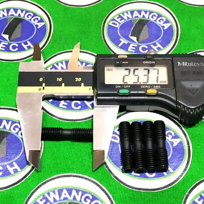 ML0625 Baut m6x1 ulir kiri kanan kunci L tanam 3mm screw m6 facemill h dewang44 Berkualitas