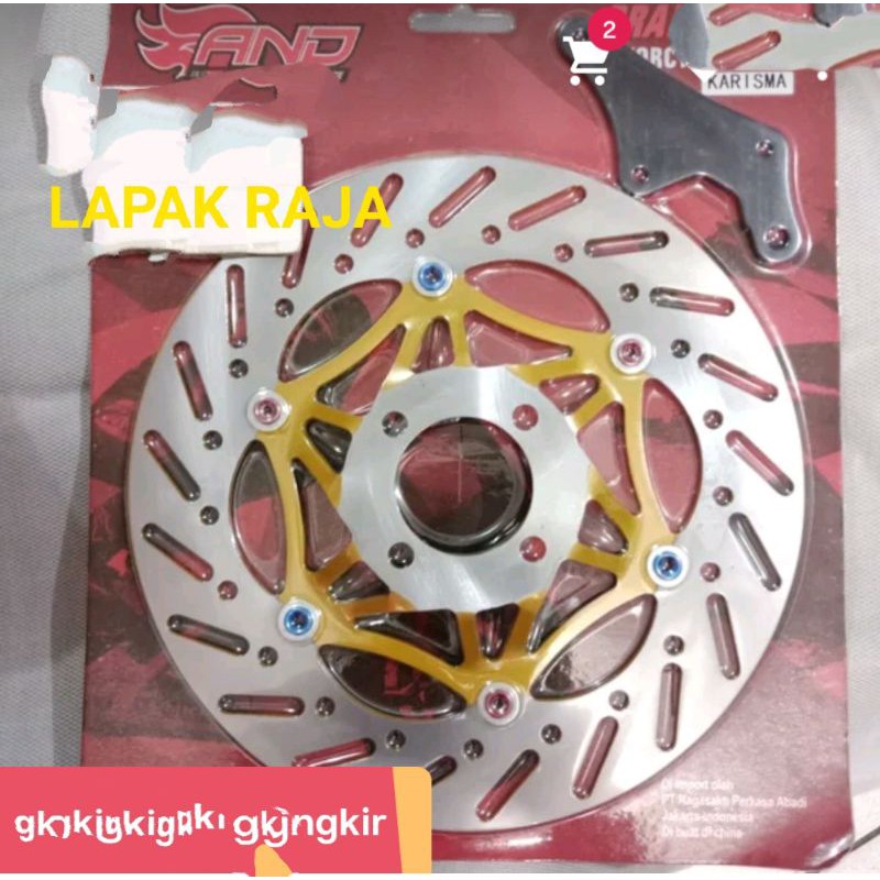 piringan cakram depan karisma Revo lama Supra fit new kwb Supra x 125 lama bulat besar floating
