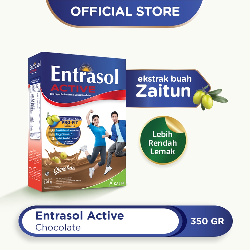 ENTRASOL ACTIVE CHOCOLATE 350 G