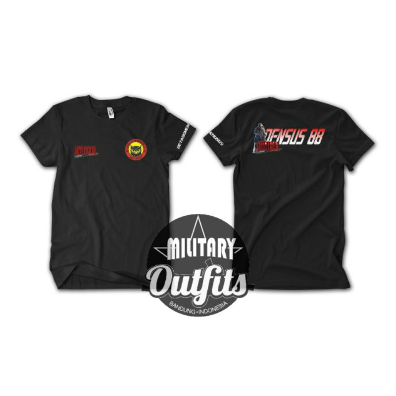 TSHIRT, KAOS DENSUS 88 ANTI TEROR PREMIUM