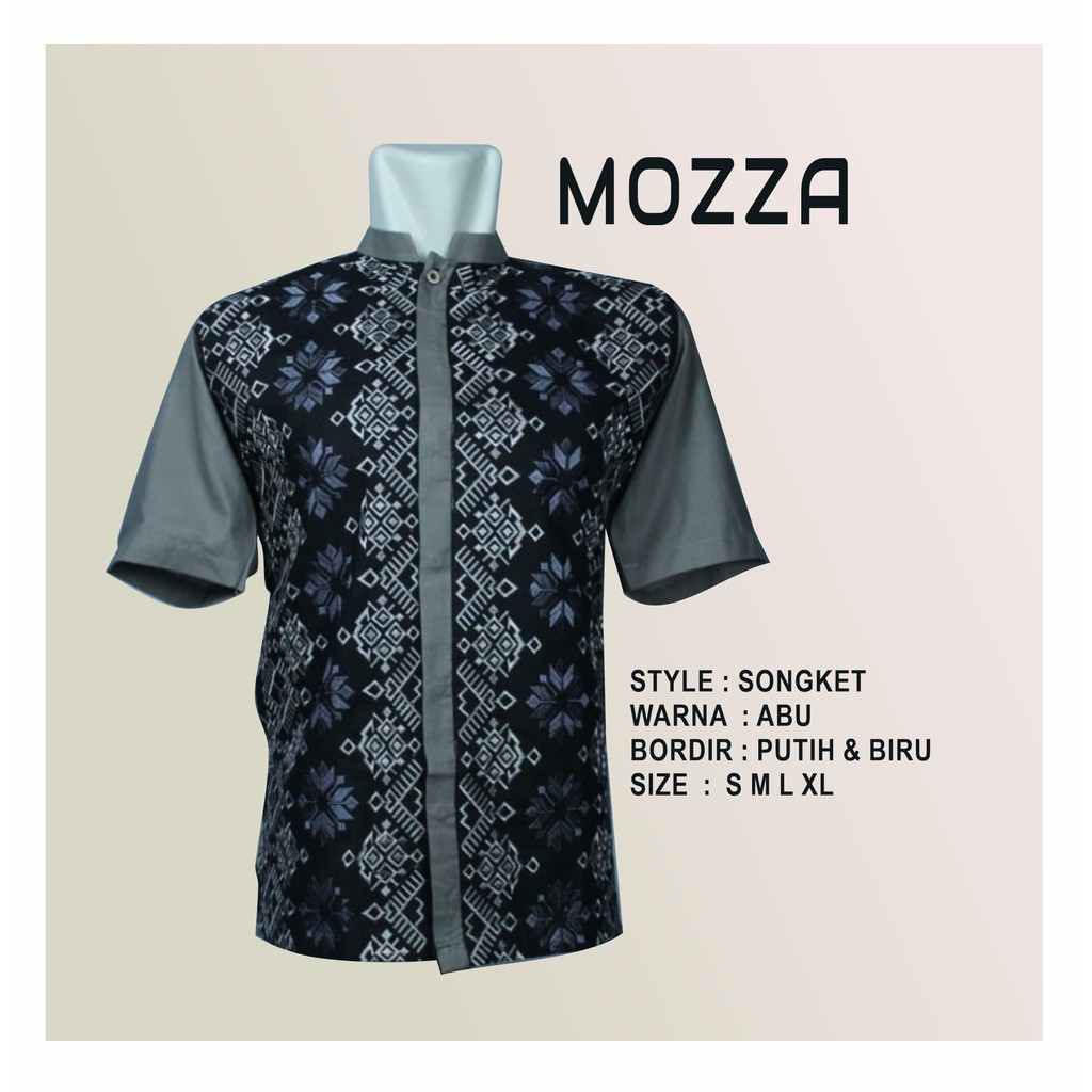 Baju Koko Pria Lengan Pendek Full Bordir Tasikmalaya 2021