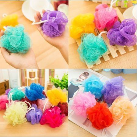 SPONS MANDI JARING / SHOWER NET / JARING Mandi WARNA / BATH PUFF - MKM