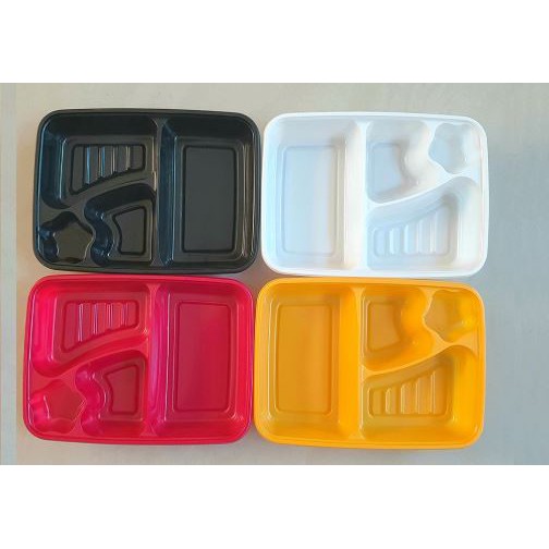 ECER MIKA BENTO SEKAT 4 / BENTO LUBANG 4 / Bento Box / Bento Katering Nasi GR