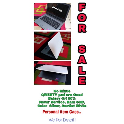 LAPTOP SECCOND MERK HP MASIH MULUS/NO MINUS