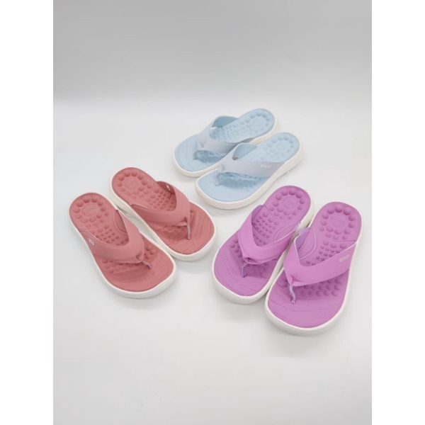 Sandal Crocs Reviva Flip Women / Sandal Crocs Jepit wanita