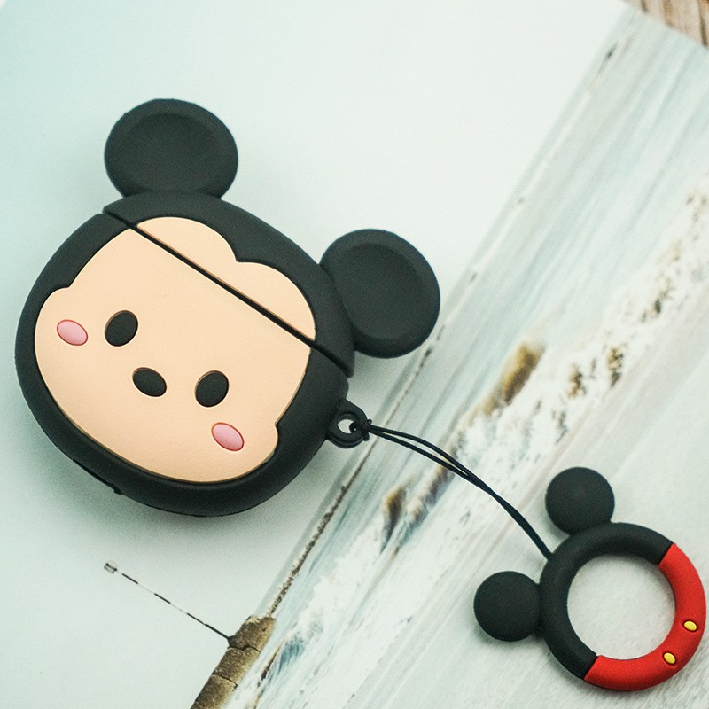 (COD)3D Lucu AirPods pro4 Case Pro 4 Inpods Pro4 Mini 4 Kartun Silicone Pelindung Kasus Inpod Mini 4-Mickey