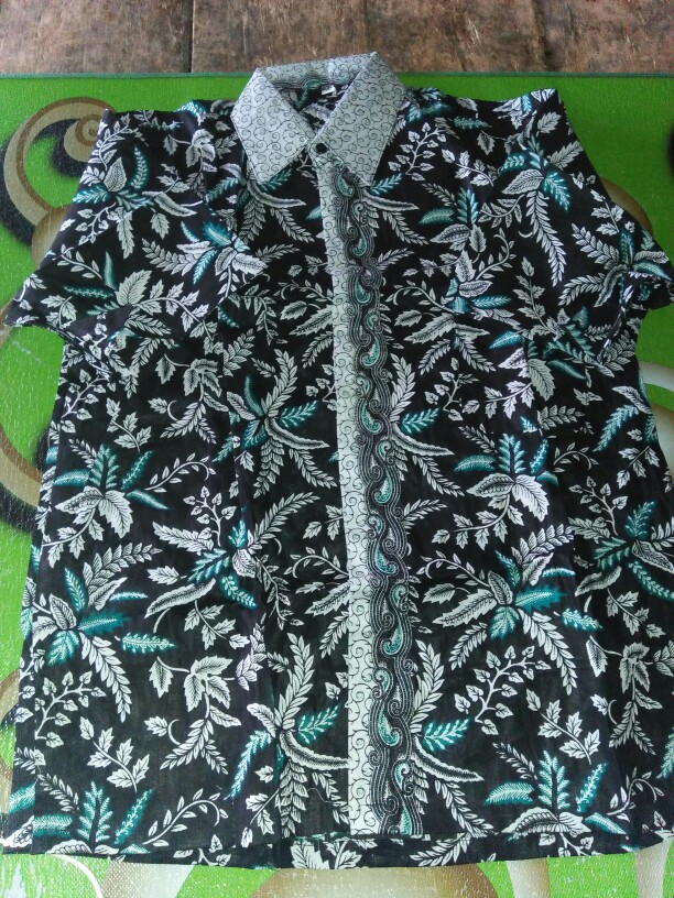 Sarimbit Gamis Couple Longdress Pesta Couple 065 Maura Couple - Sania Ruffle Batik Couple Ori Ndoro