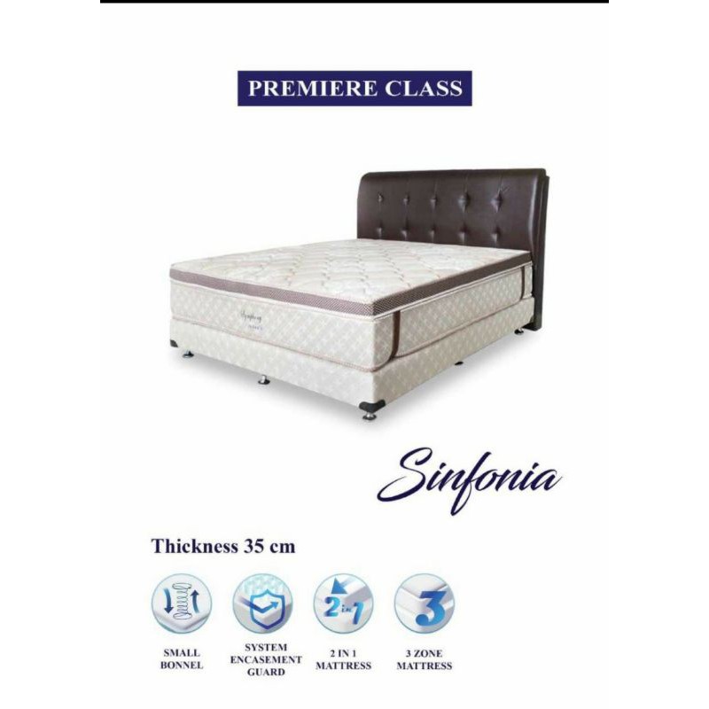 1 SET spring bed OCEAN SINFONIA premiere class 160x200x35cm