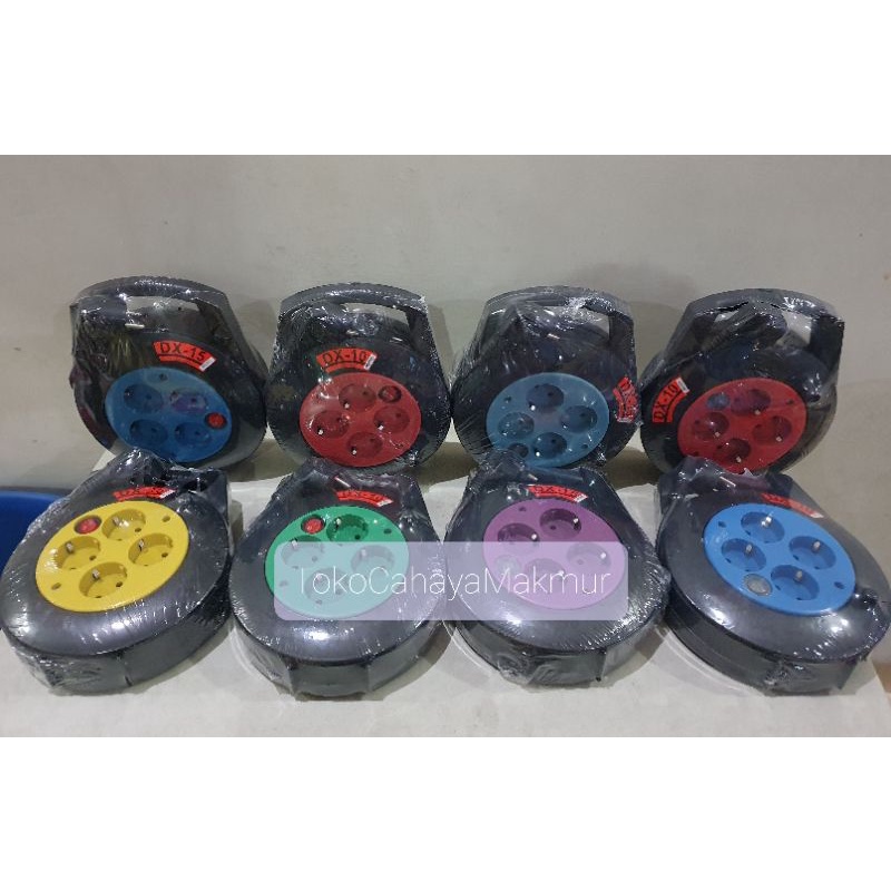 Kabel Roll/Stop Kontak/Kabel Box DX-10/DX-15 + Lampu/Saklar Dexta