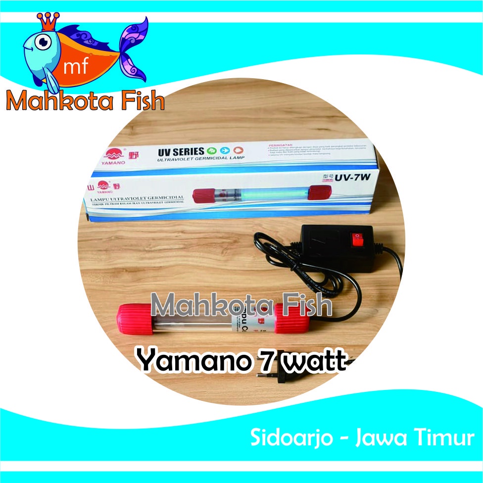 Lampu UV 7 WATT | Lampu Ultraviolet | UV Lamp | Lampu Ultra Violet (GRATIS Buble dan Kardus)