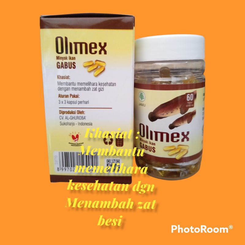 OLIMEX - Minyak Albumin IKAN GABUS ( Cash back  7500)