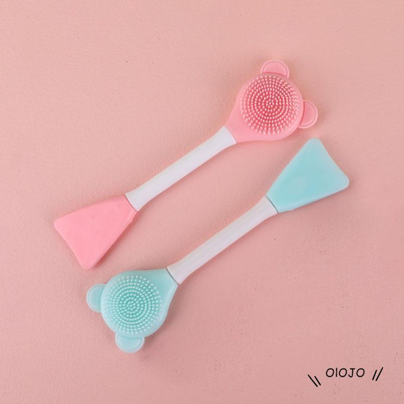 Brush Masker Wajah Manual Portable Bahan Silikon Lembut Untuk Alat KecantikanBuku ol2