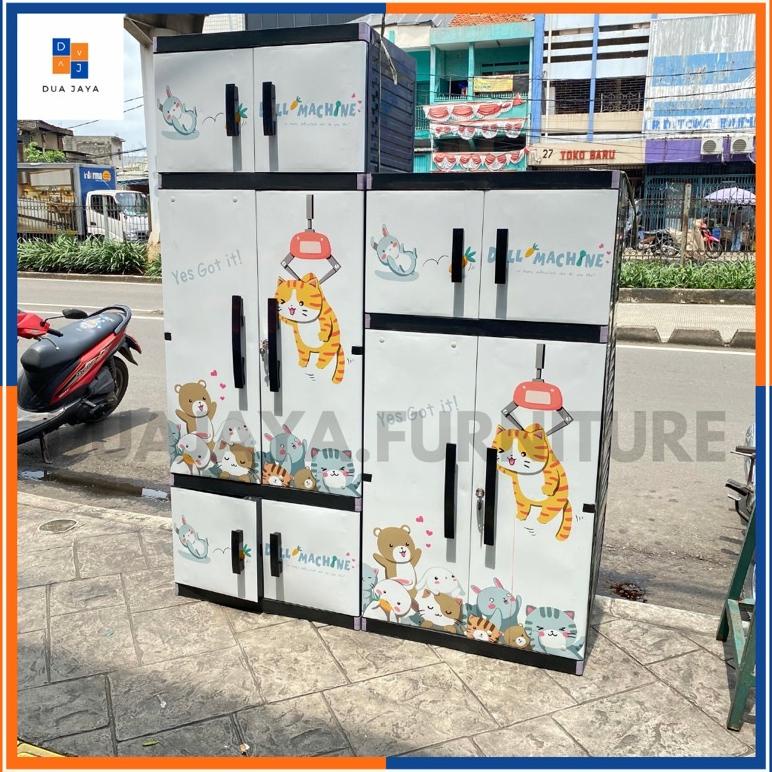 LEMARI PLASTIK GANTUNG ANAK MIAMI ORLANDO / MIAMI ORLANDO LEMARI GANTUNG RAK JUMBO SERBAGUNA KUNCI T