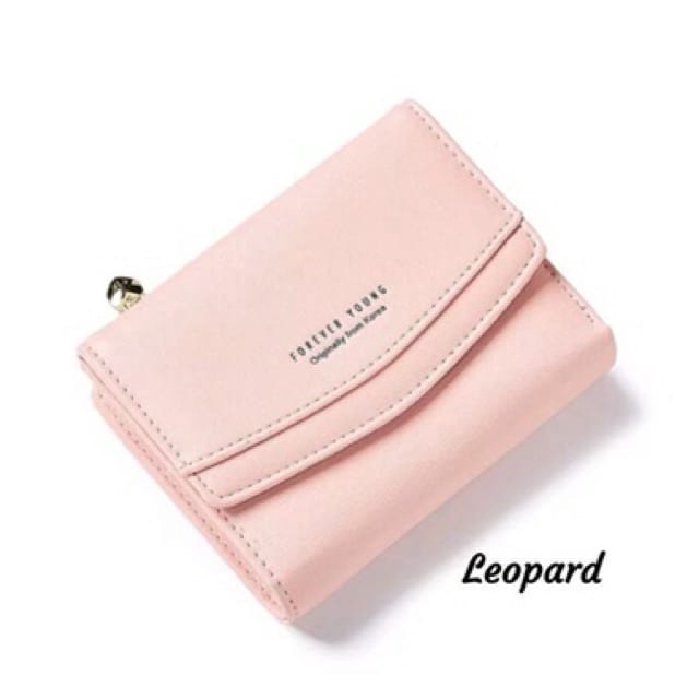 Dompet Lipat Wanita Fashion Korea / FOREVER YONG-AMPLOP / Tas Mini Wallet Kecil Kulit Cewek Pendek Polos Trendy Murah