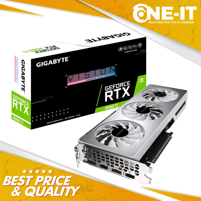 VGA Gigabyte GeForce RTX 3060 Ti VISION OC 8G 8GB GDDR6