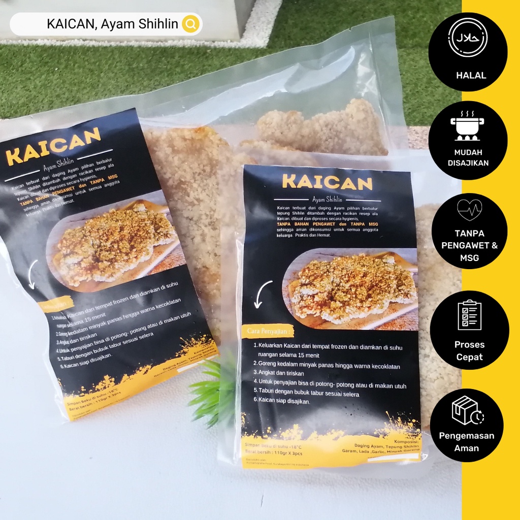 

Kaican Ayam Shihlin 2 Pack, 1pack isi 2Pcs