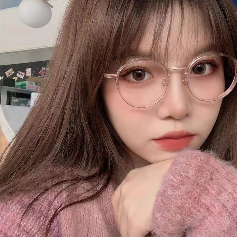 Rowling(ka-157)Frame Kacamata Retro Terbaru Poligonal Tidak teratur Wanita Pria Import anti Radiasi Blue Light Kacamata Fashion