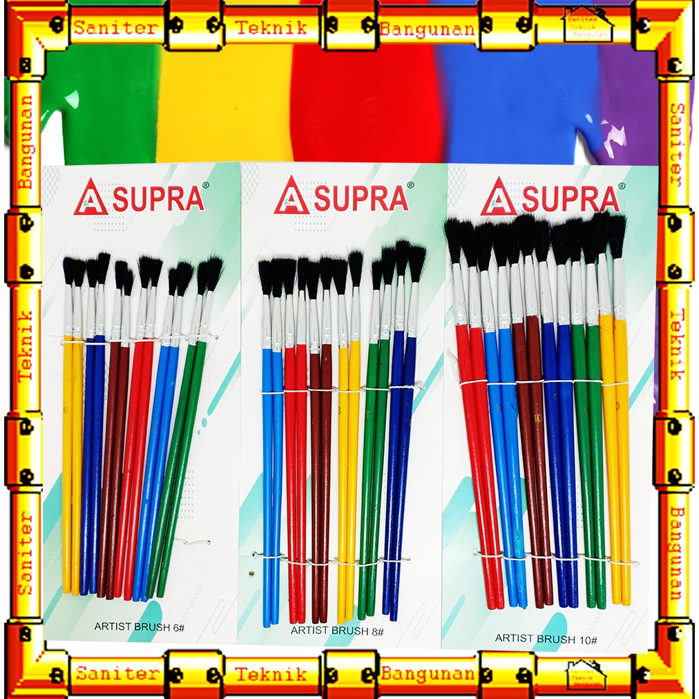 KUAS LUKIS-KUAS LUKIS CAT SUPRA