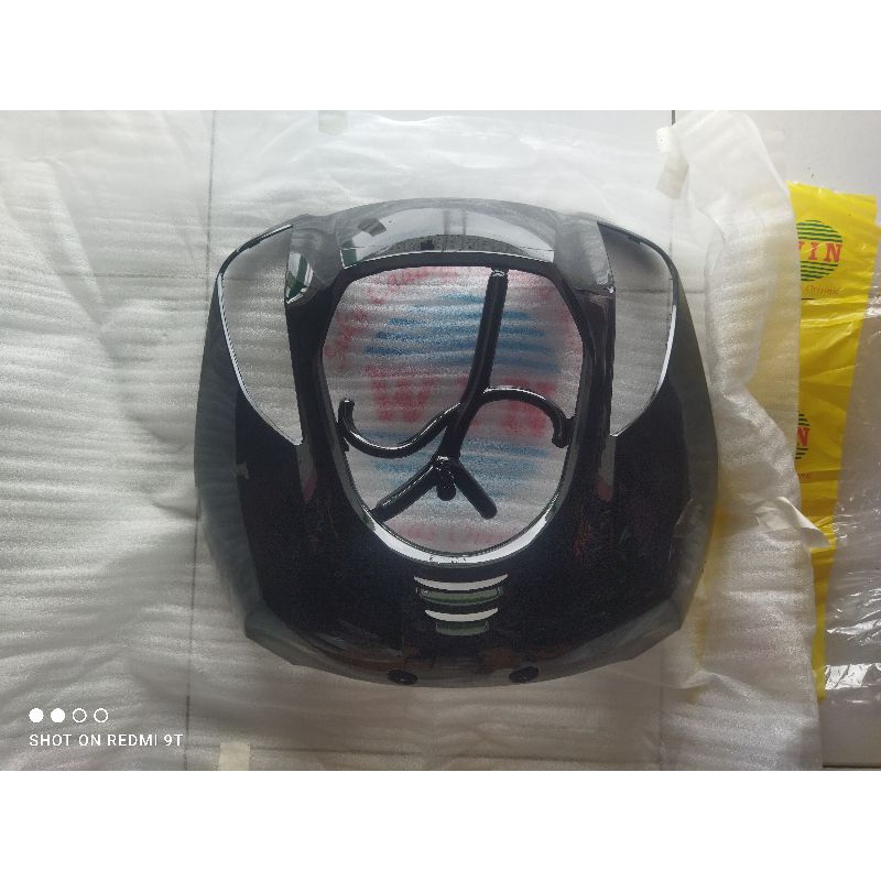 Cover Body Depan Tameng Honda Genio Hitam