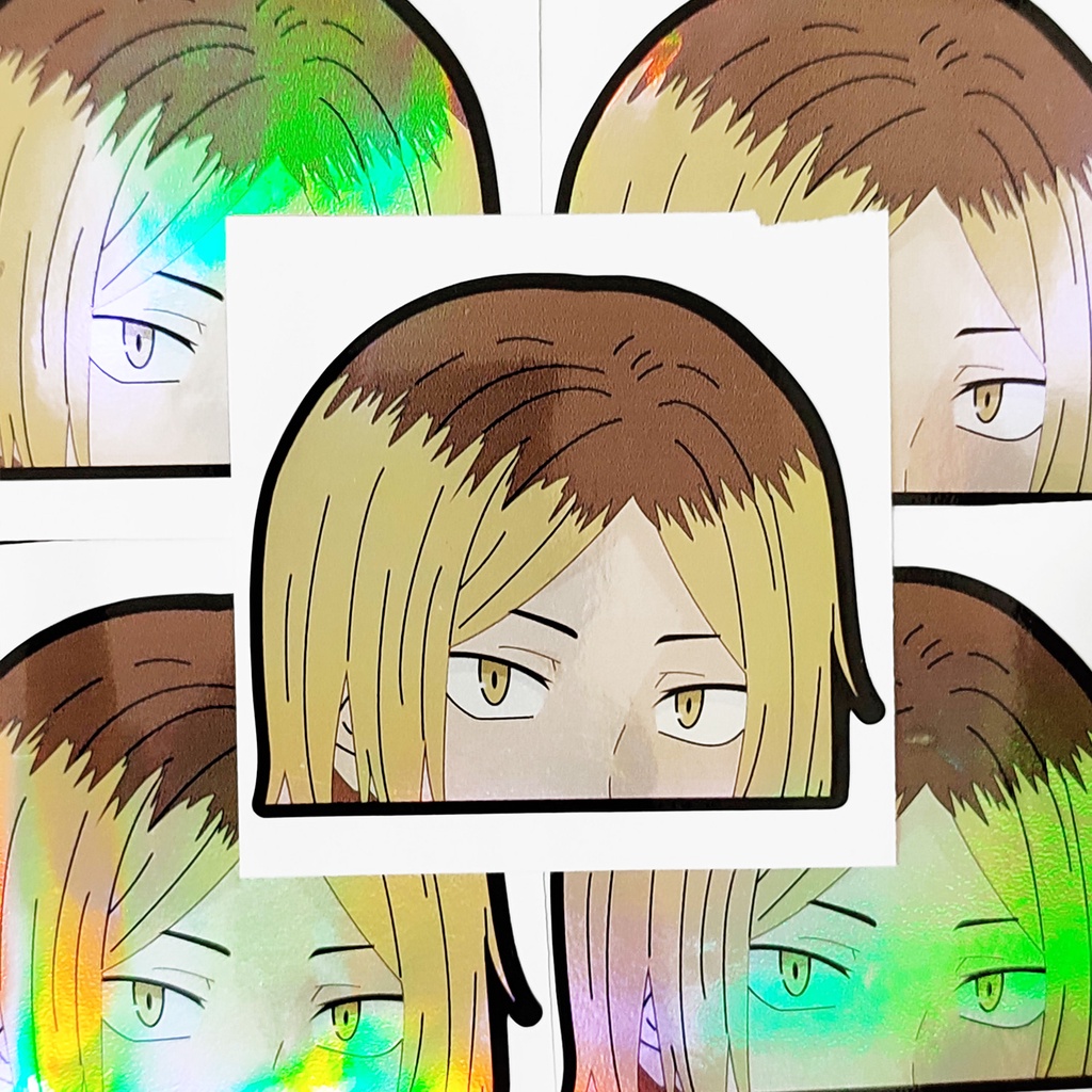 

STICKER STIKER HOLOGRAM ANIME - KENMA KOZUME -HAIKYU - STIKER ANIME HOLOGRAM