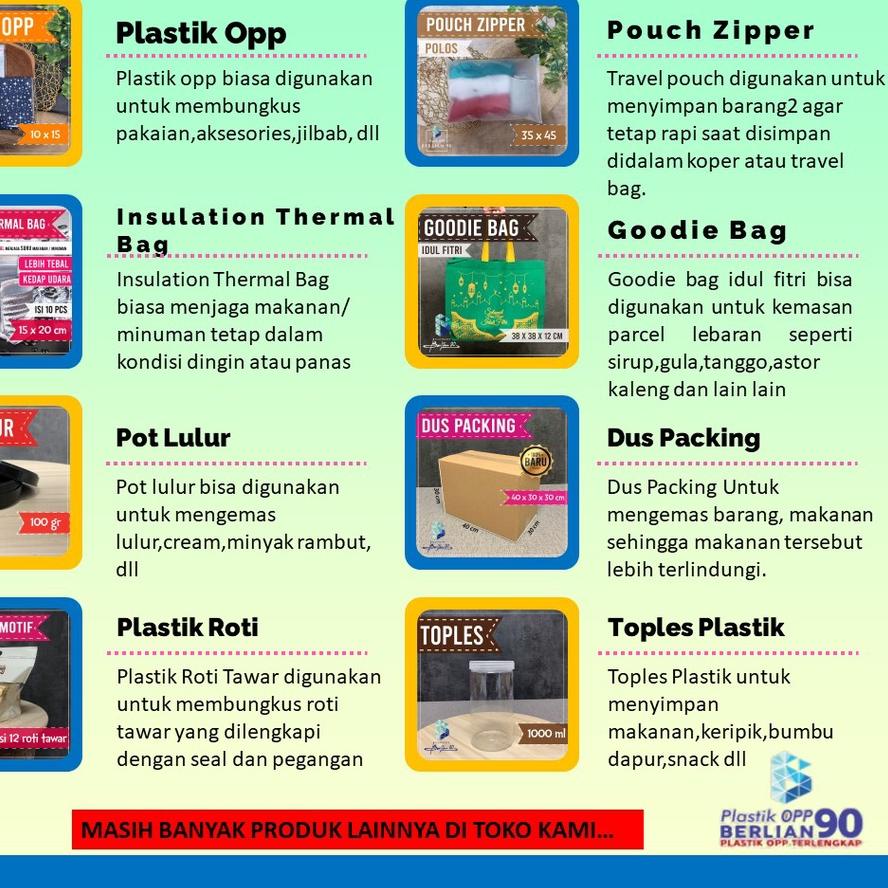 

◙ PLASTIK OPP 27 X 35 CM 20 MIC 100LBR / PLASTIK BENING KEMASAN BUNGKUS BAJU UNDANGAN MURAH BERKUALITAS ★