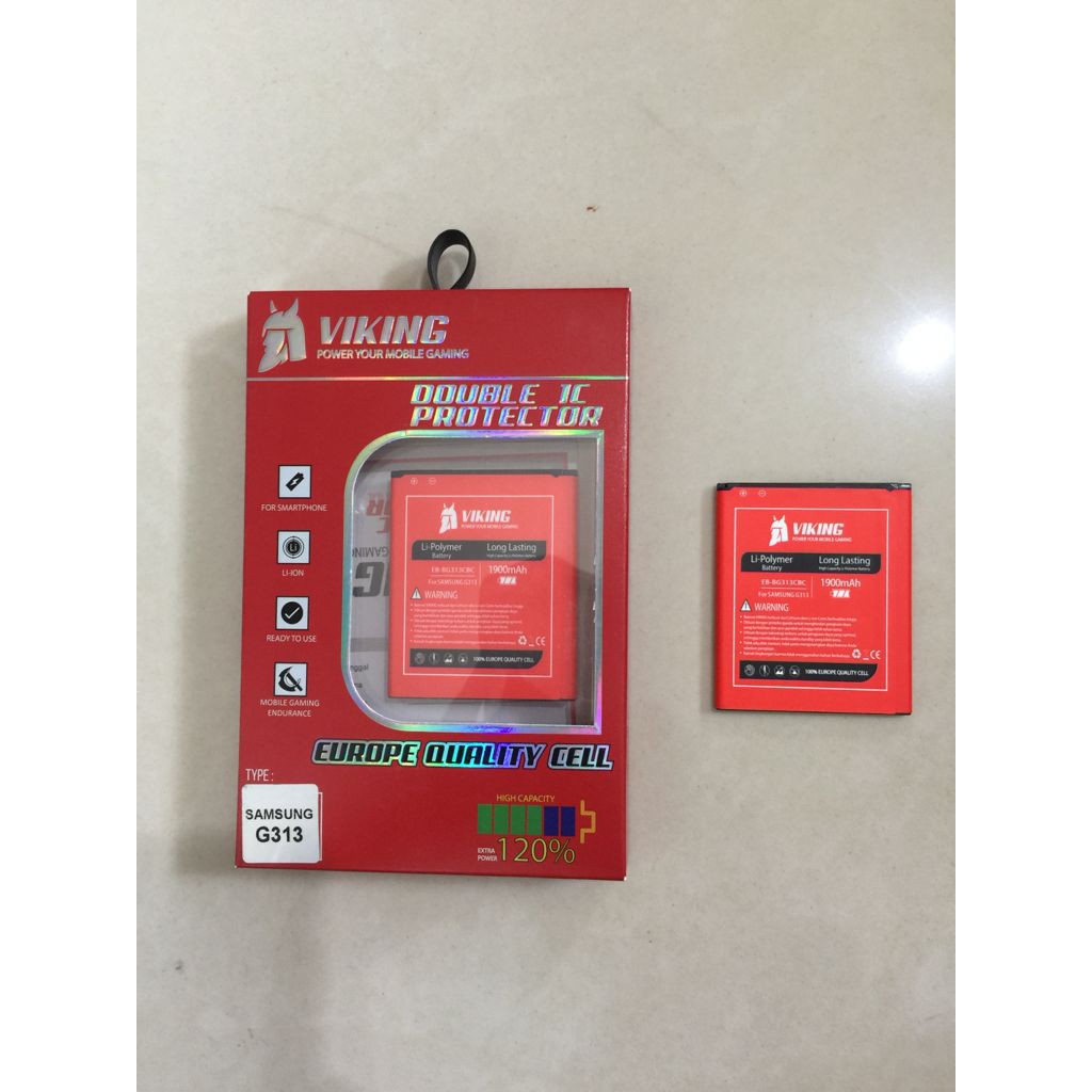 Baterai Viking 1900mAh Samsung G313 G318 i8160 S7260 S7262 S7270 S7275