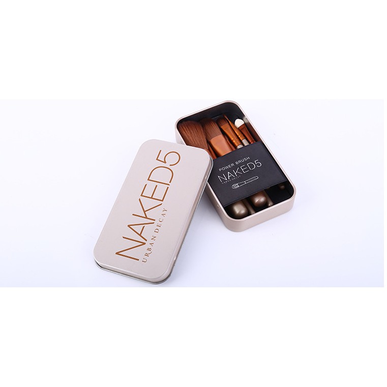 Alat kecantikan / serbaguna / BRUSH KUAS MAKE UP NAKED (1 SET ISI 7 KUAS)