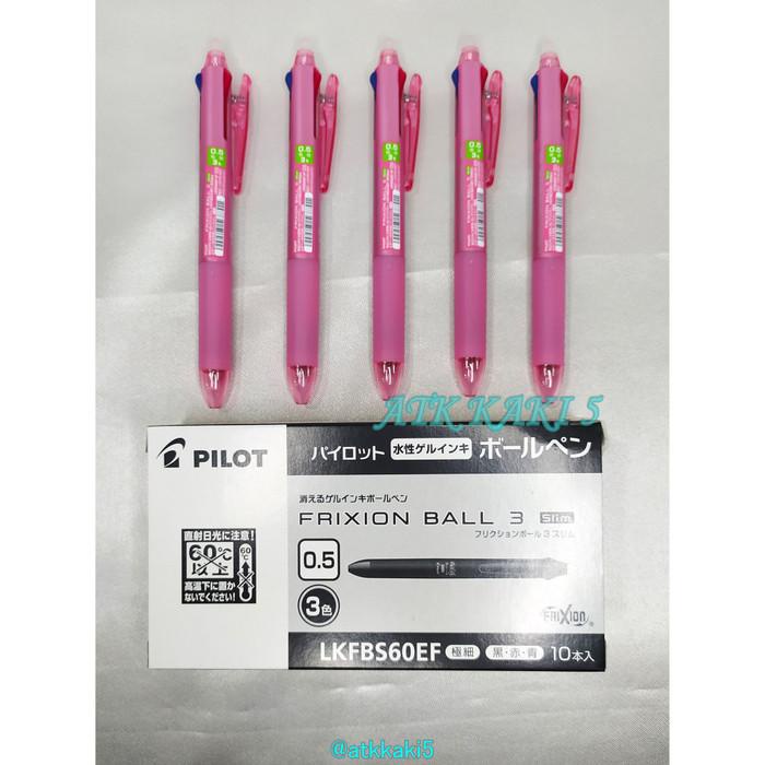 

Pulpen | Pena Pilot Frixion 3 In 1 0.5Mm Warna Warni Bisa Di Hapus [ 1 Buah ]