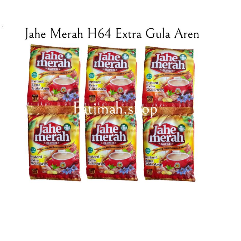 

Jahe Merah H46 Instan Extra Gula Aren 12sachet