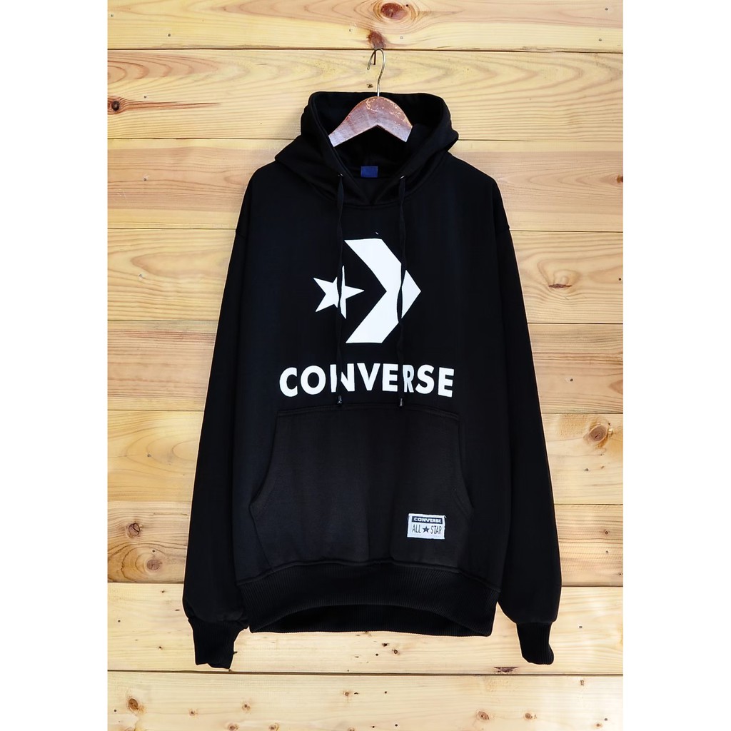 jaket hoodie converse original