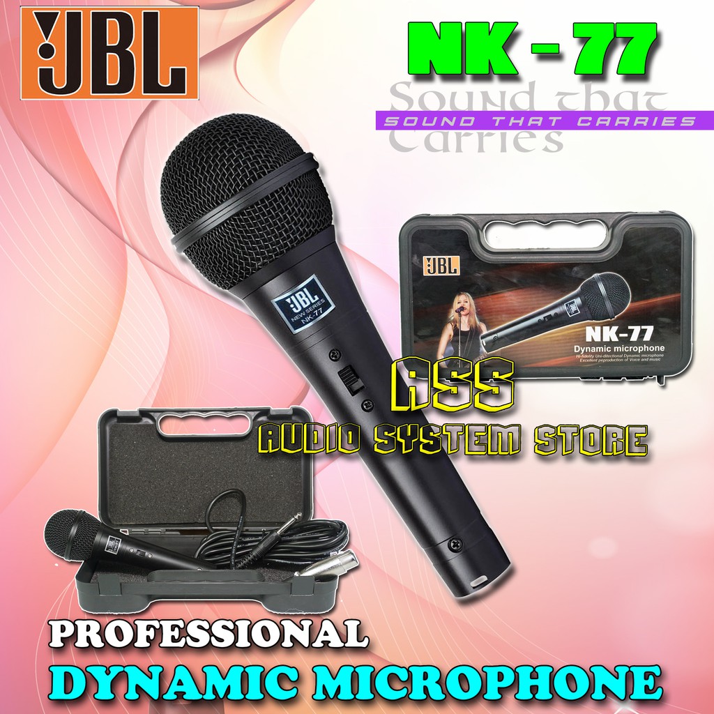 Mic Kabel NK 77 Koper / Microphone Cable JBL NK-77 / Mic Dynamic NK - 77 / Microphone JBL NK77