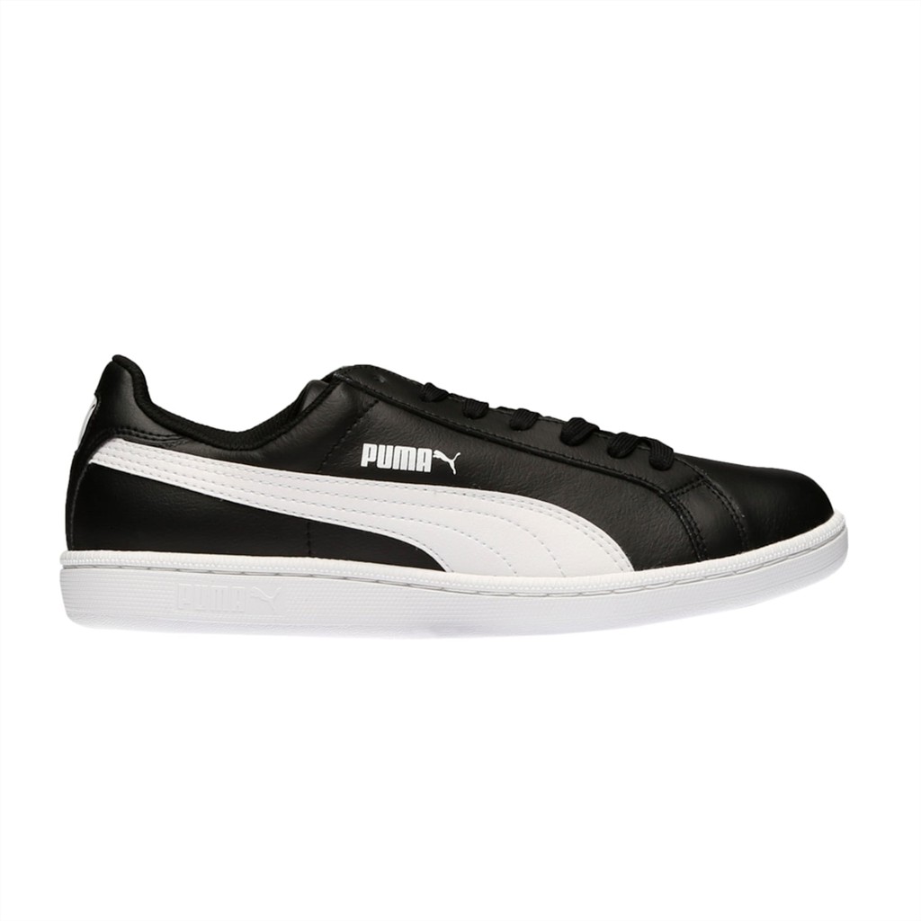 puma smash black leather