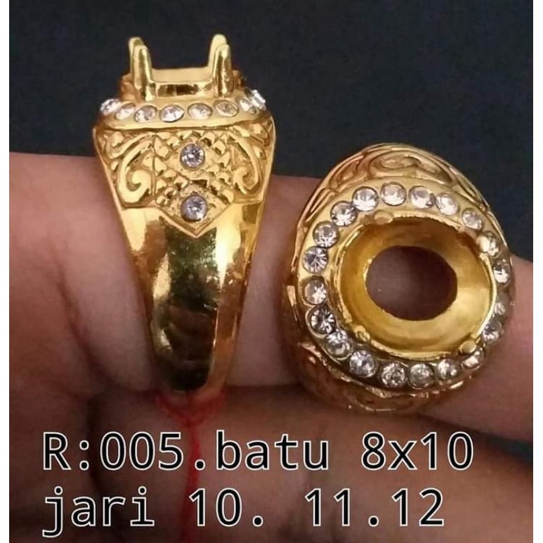 Ikat ring emban perunggu model eropa
