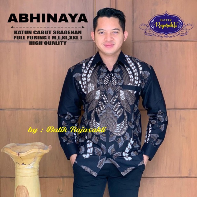 Kemeja Batik ABHINAYA LAPIS FURING Katun Halus Sragenan