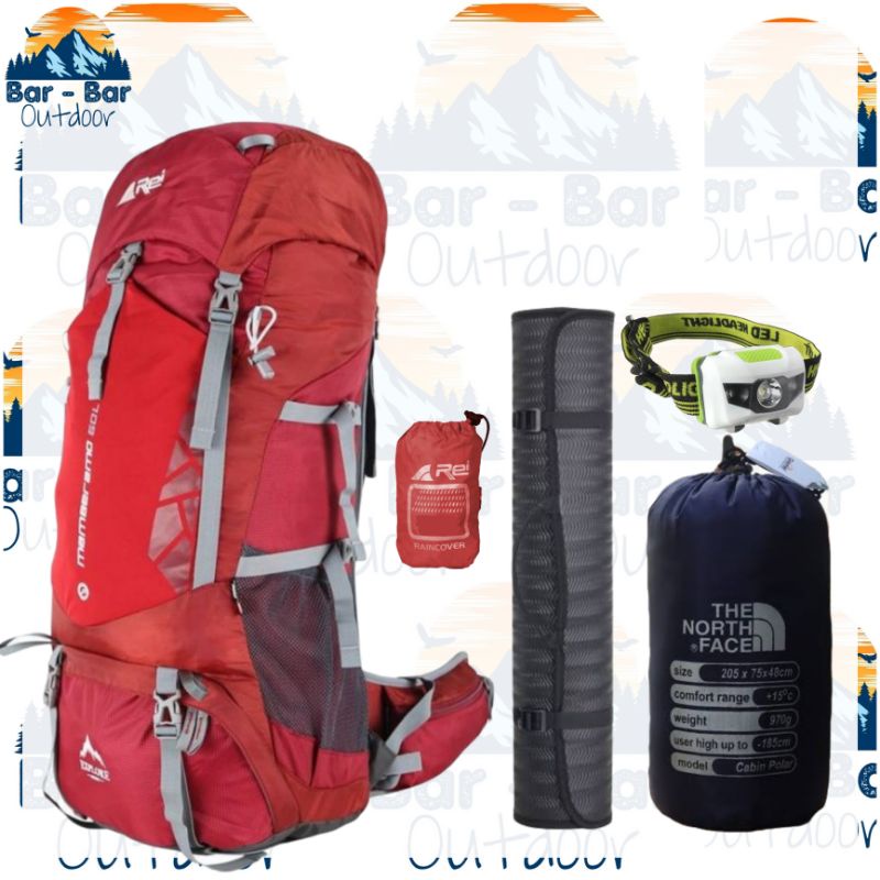 Paket Murah Tas Gunung Tas Outdoor Carrier Arei Rei Mamberamo 60L