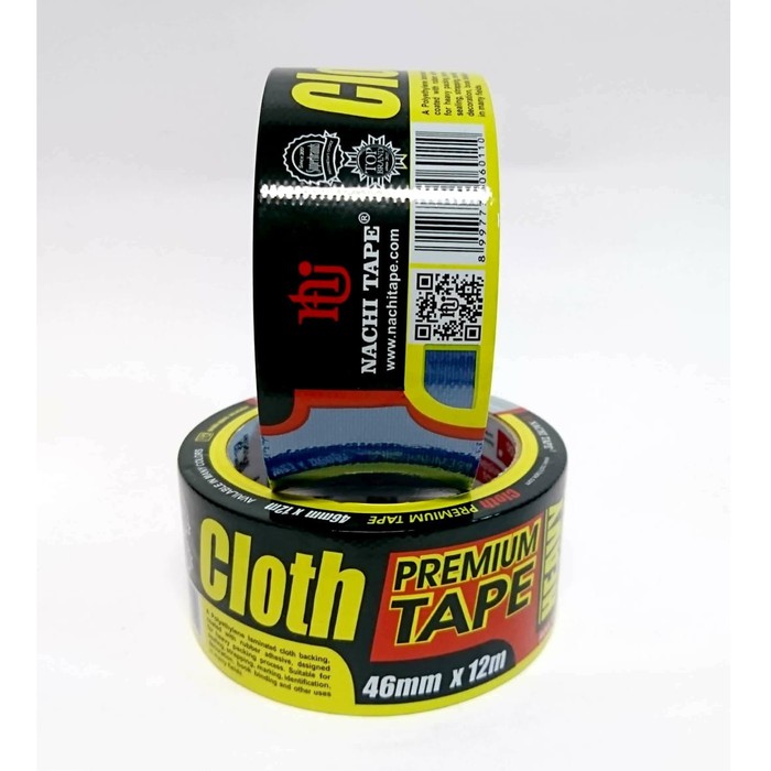 Lakban Kain Biru Nachi Cloth Tape 46 mm / 2 Inch x 12 meter / 46mm