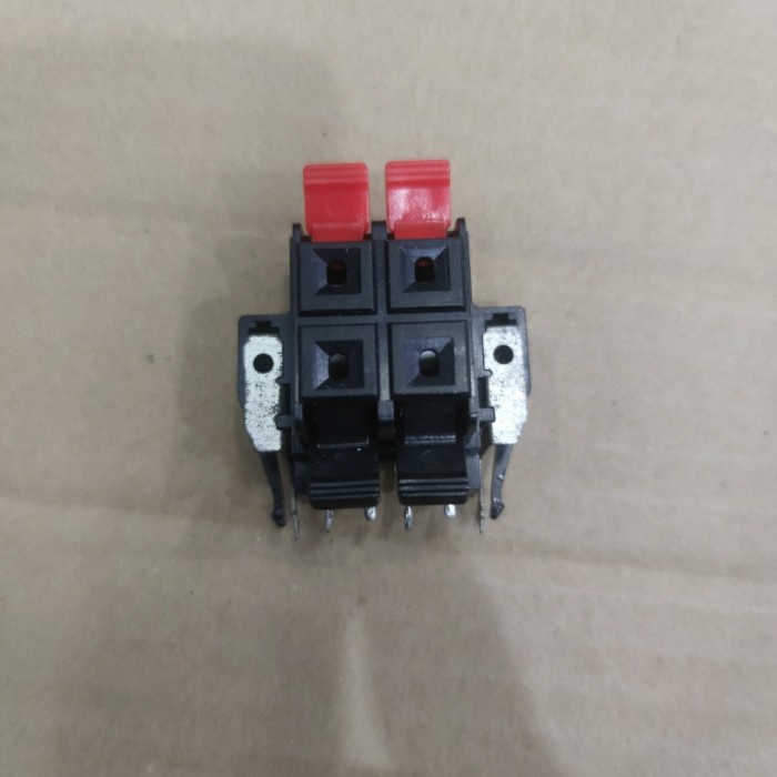 Terminal Speaker 4pin jepit kotak / Terminal speaker 4 pin jepit