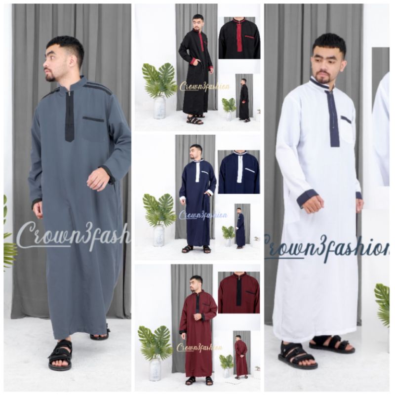 Jubah Gamis Katun Pria Al Imam Terbaru *COD √