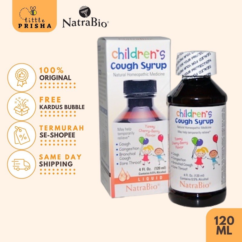 NatraBio Children's Cough Syrup Little Prisha littleprisha