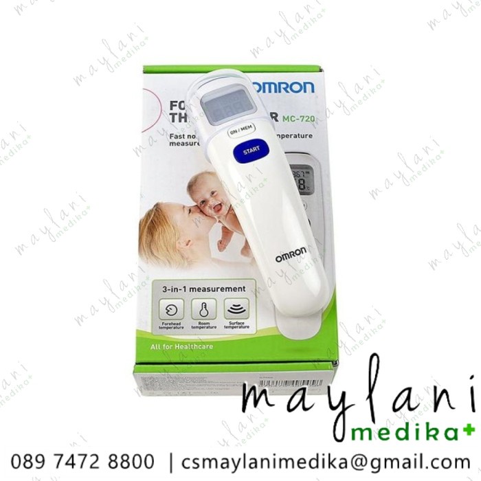 Forehead Thermometer Omron MC-720 / Termometer Dahi Omron MC-720 /
