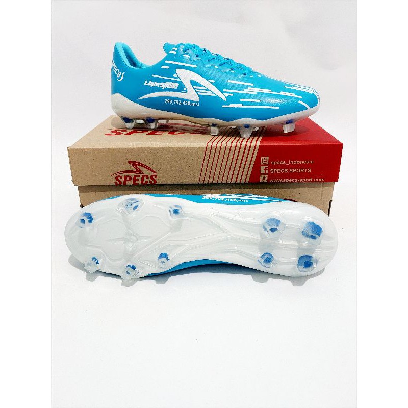 sepatu bola specs alpha out dor terbaru sepatu bola LEIGHTSPEED REBORN IN HITAM MERAH/HITAM GOLD( COD )-6