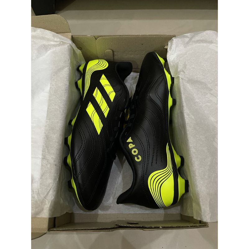ORIGINAL SEPATU SEPAK BOLA ADIDAS COPA SENSE.4 FxG BLACK YELLOW