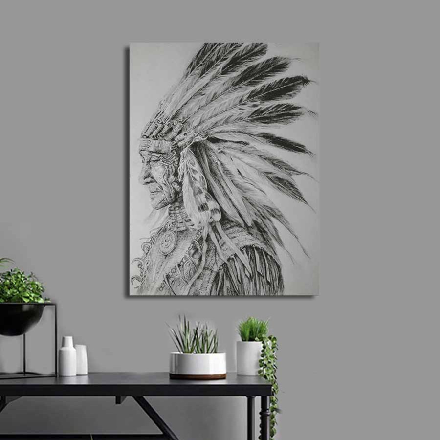 Poster Apache Wallpaper Hiasan Dekorasi Wall Decor Pajangan Dinding Rumah Kamar Pria Aesthetic