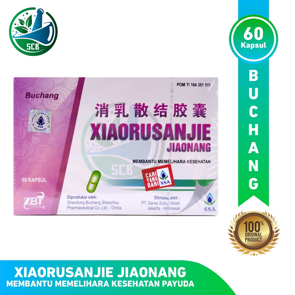 Buchang Xiaorusanjie Jiaonang - Obat Menghilangkan rasa sakit pada payudara