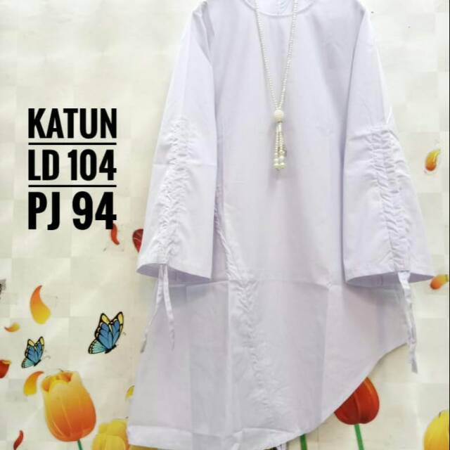 Blouse katun putih