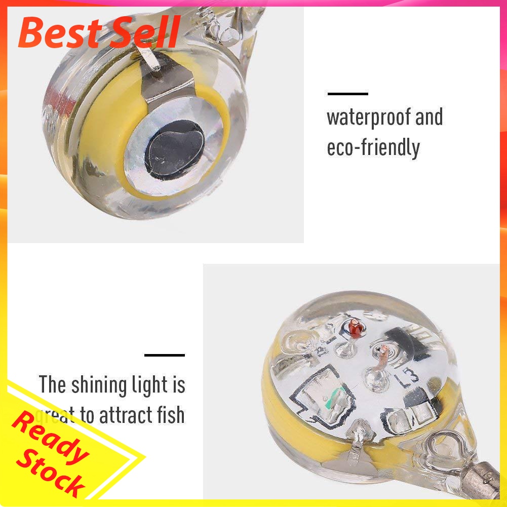 Fishing Lure Trap Light LED Eye Shape Fishing Squid Bait Luminous Lure Lamp