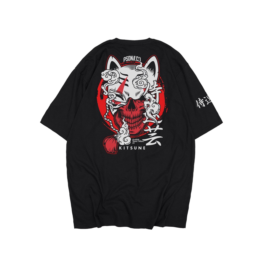 PSDN.CO  "broken kitsune" T-Shirt