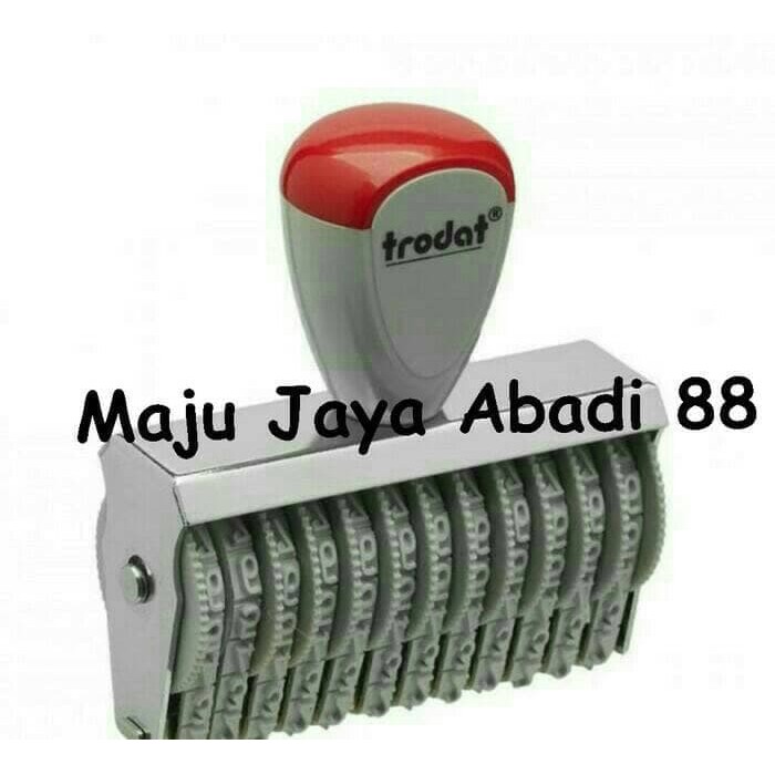 

Stempel TRODAT 15912 (Stempel nomor 12 digit) 9mm.